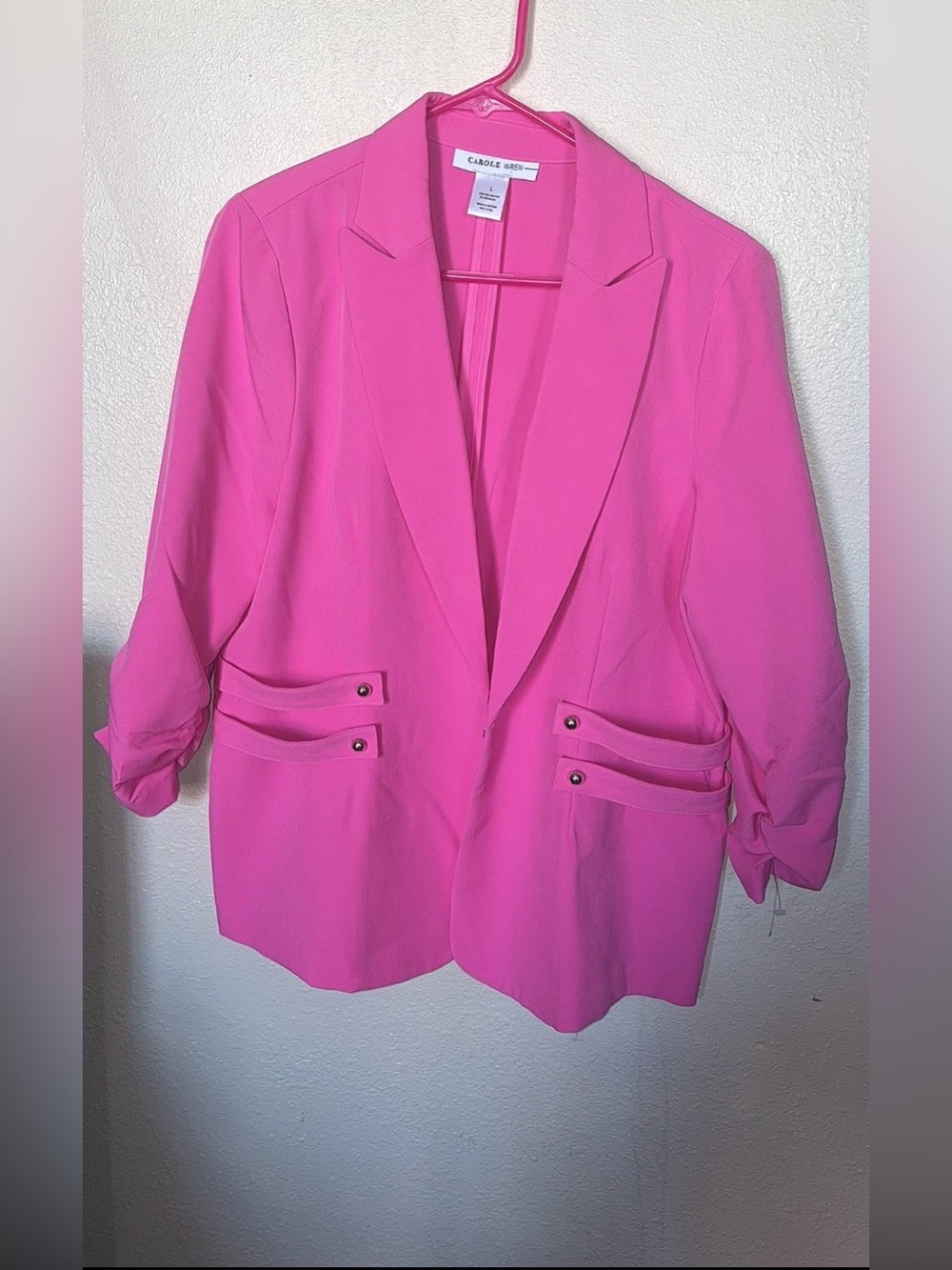 Carole Wren Pink Blazer Jacket